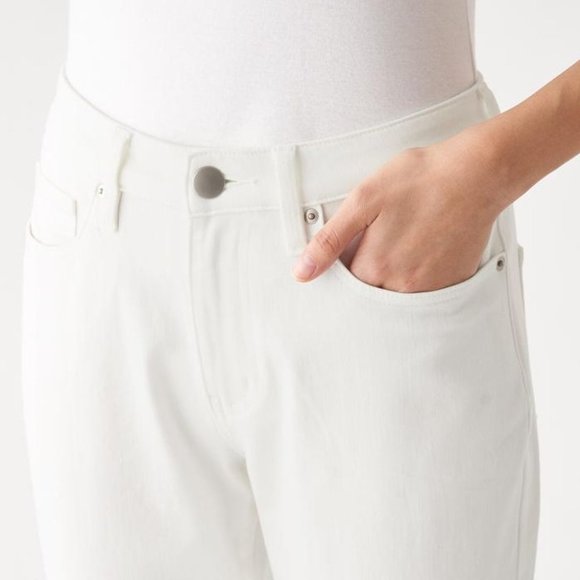 Muji Women's 4 Way Stretch Denim Boyfriend Fit - Size 26 - Picture 3 of 10